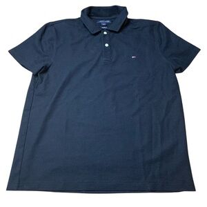 Tommy Hilfiger Men’s Custom Fit Polo Shirt - Black - Size M